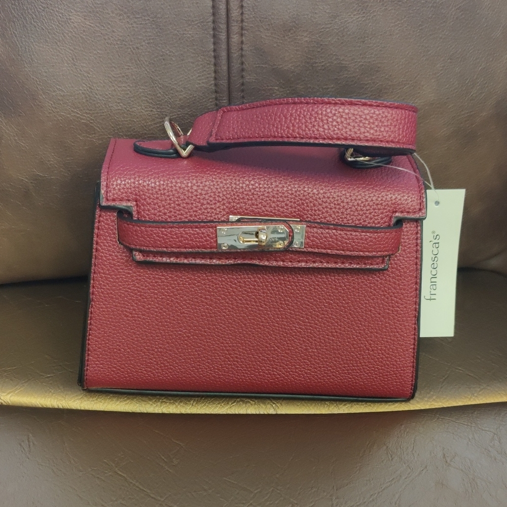 Francesca's Collections Cherry Red Mini Bag